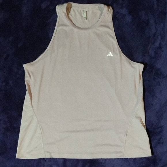 adidas Tops - Adidas Light Tan Athletic Tank